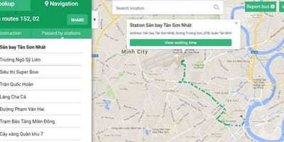 Kart Ho chi minh city avtobus marşrutu 152 
